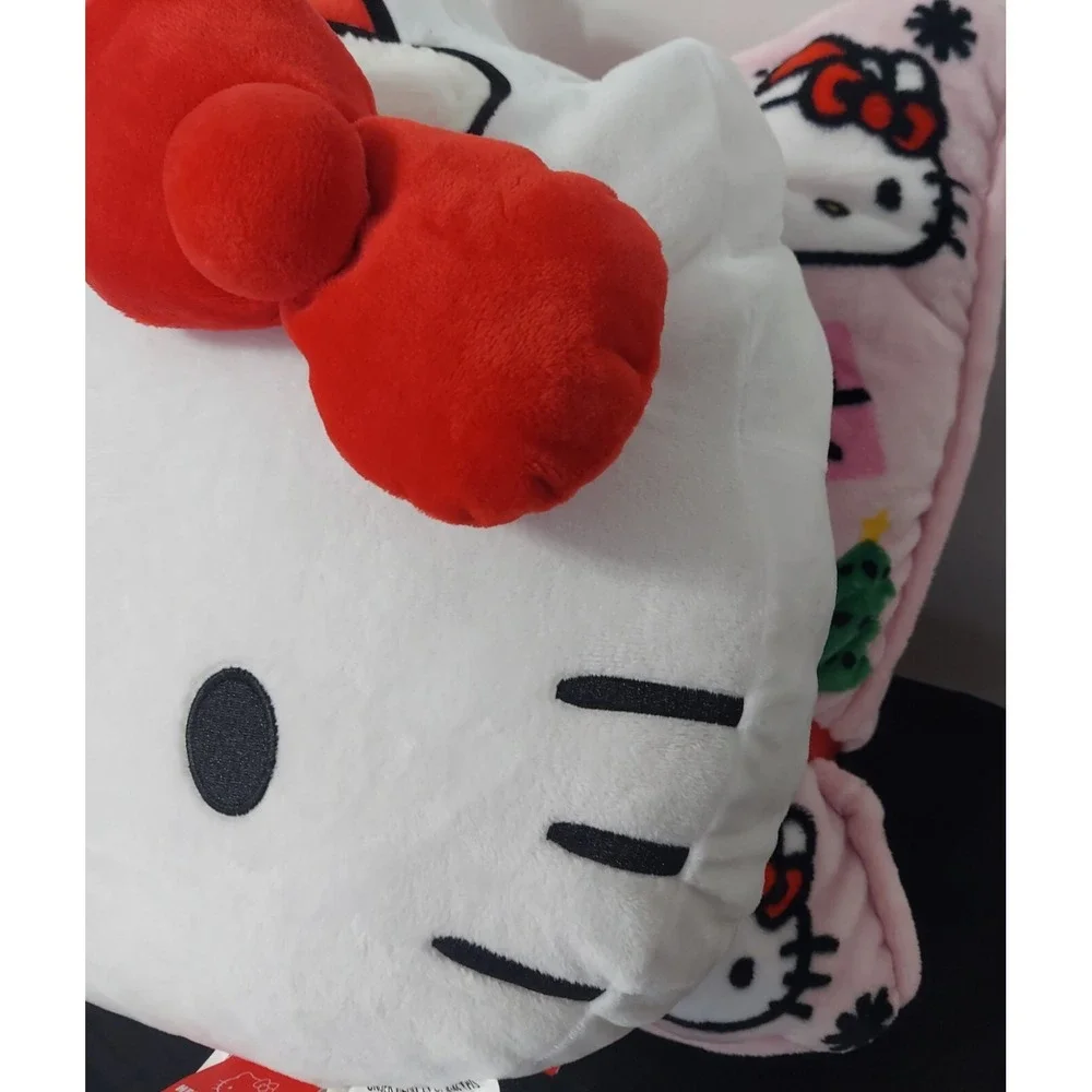 NEW Hello‎ Kitty 2 Pack Decorative Pillows Sanrio Christmas